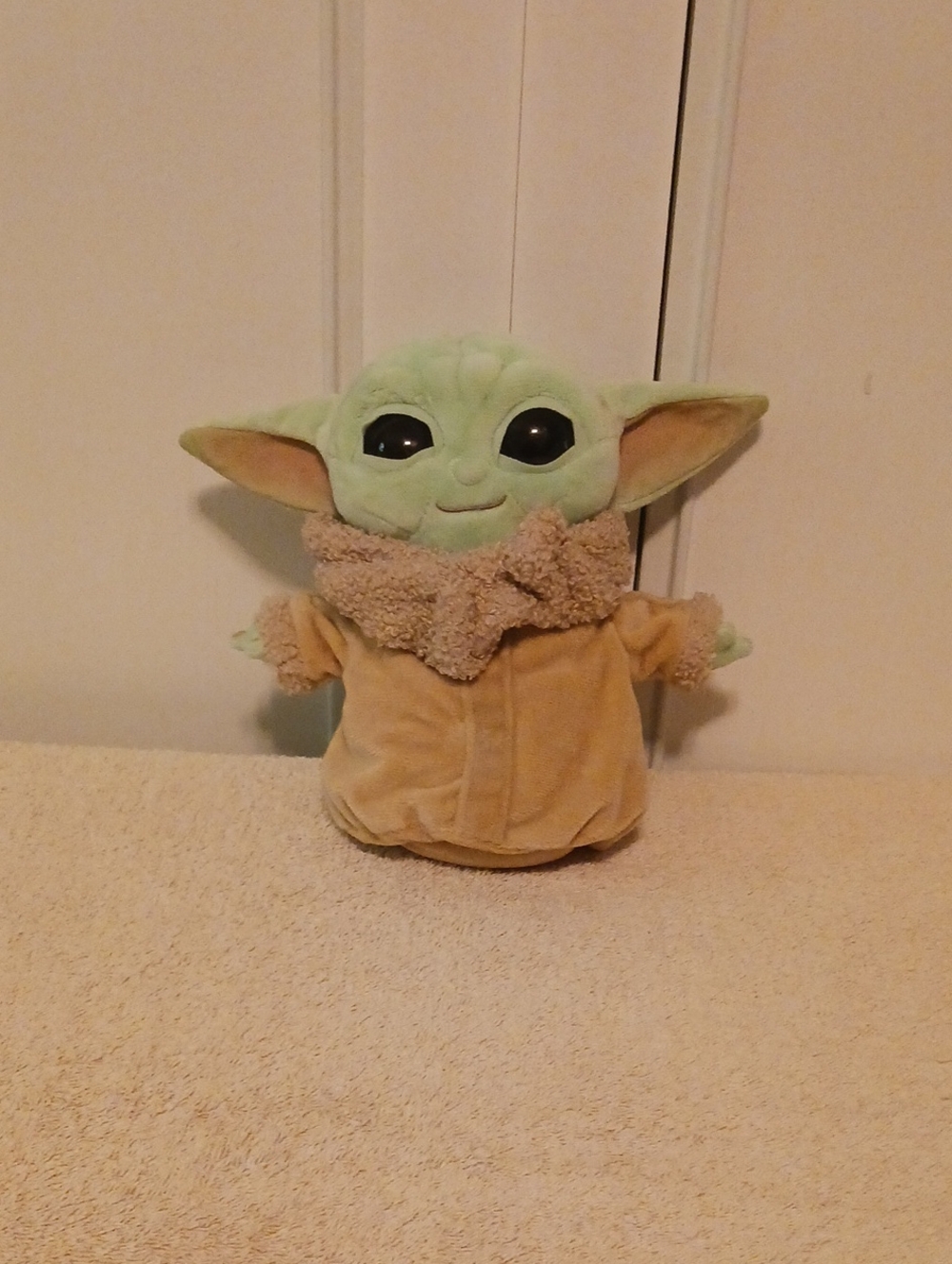 Mattel Grogu Plush - Light Green and Tan
